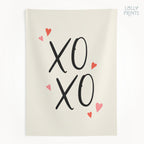 XOXO Kisses Hugs Banner