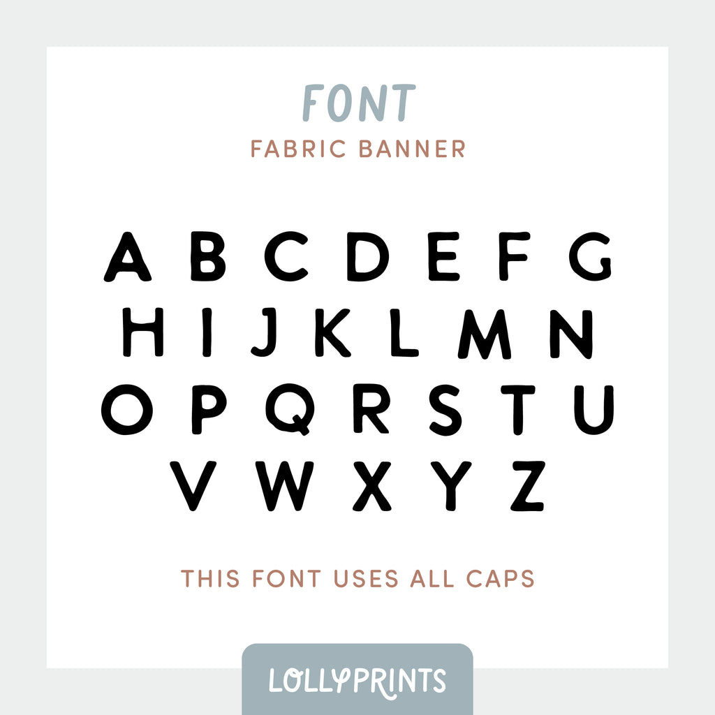 Personalized Custom Name Happy Birthday Banner – Caps