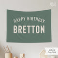 Personalized Custom Name Happy Birthday Banner – Minimalist 2