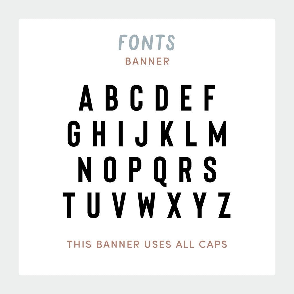 Personalized Custom Name Happy Birthday Banner – Minimalist 2