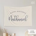 Personalized Custom Name Happy Birthday Banner – Script 2