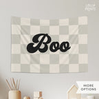 Boo Retro Halloween Banner