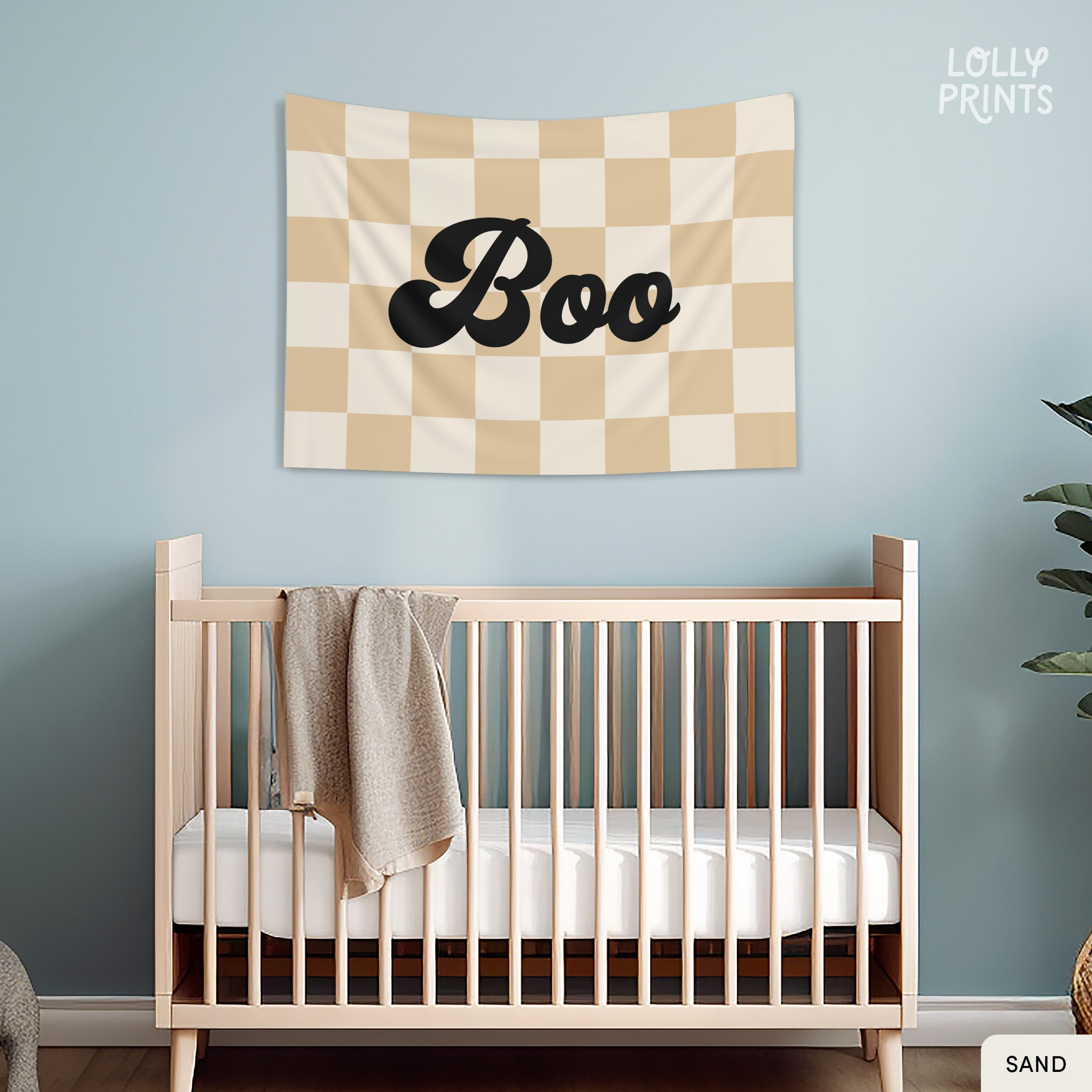 Boo Retro Halloween Banner