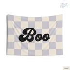 Boo Retro Halloween Banner