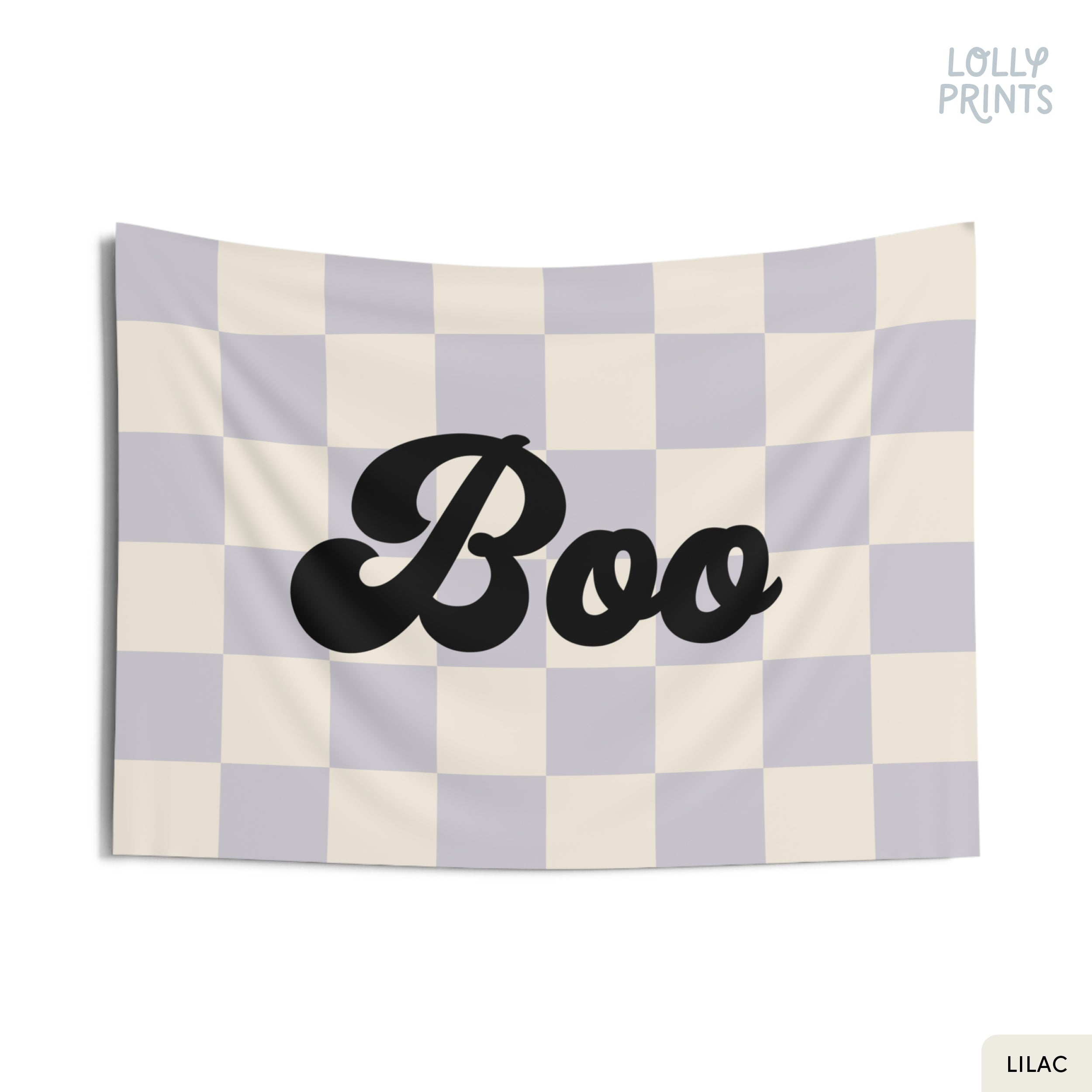 Boo Retro Halloween Banner