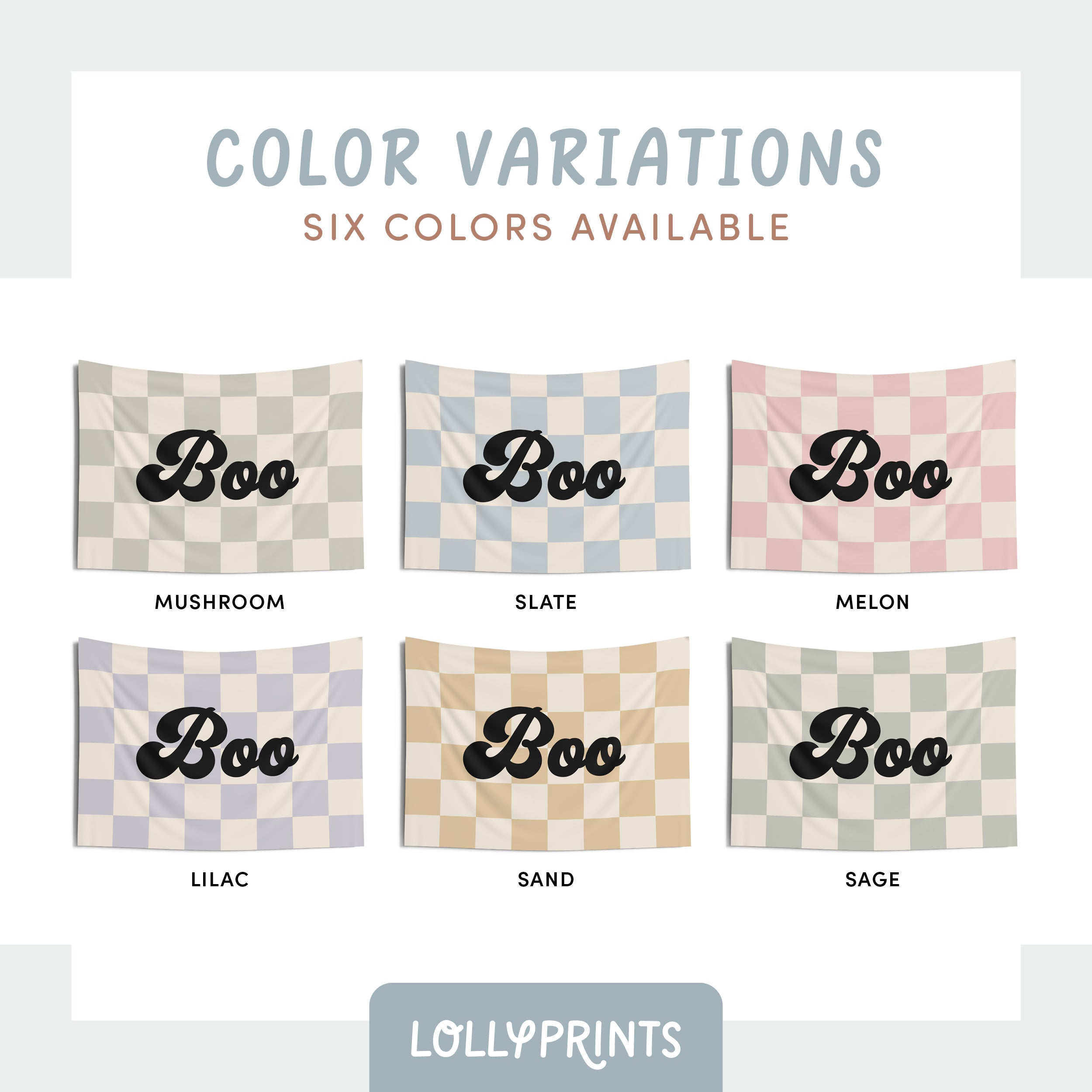 Boo Retro Halloween Banner