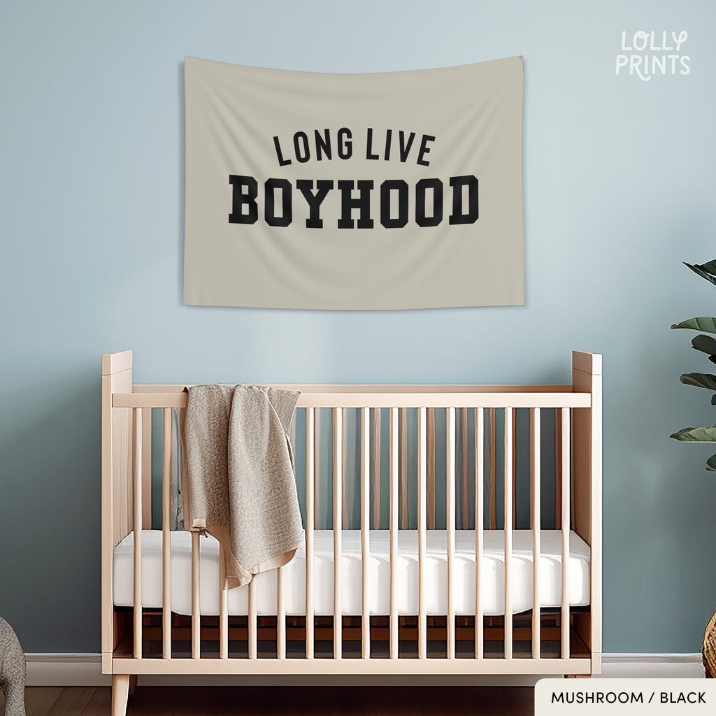 Long Live Boyhood Banner Flag