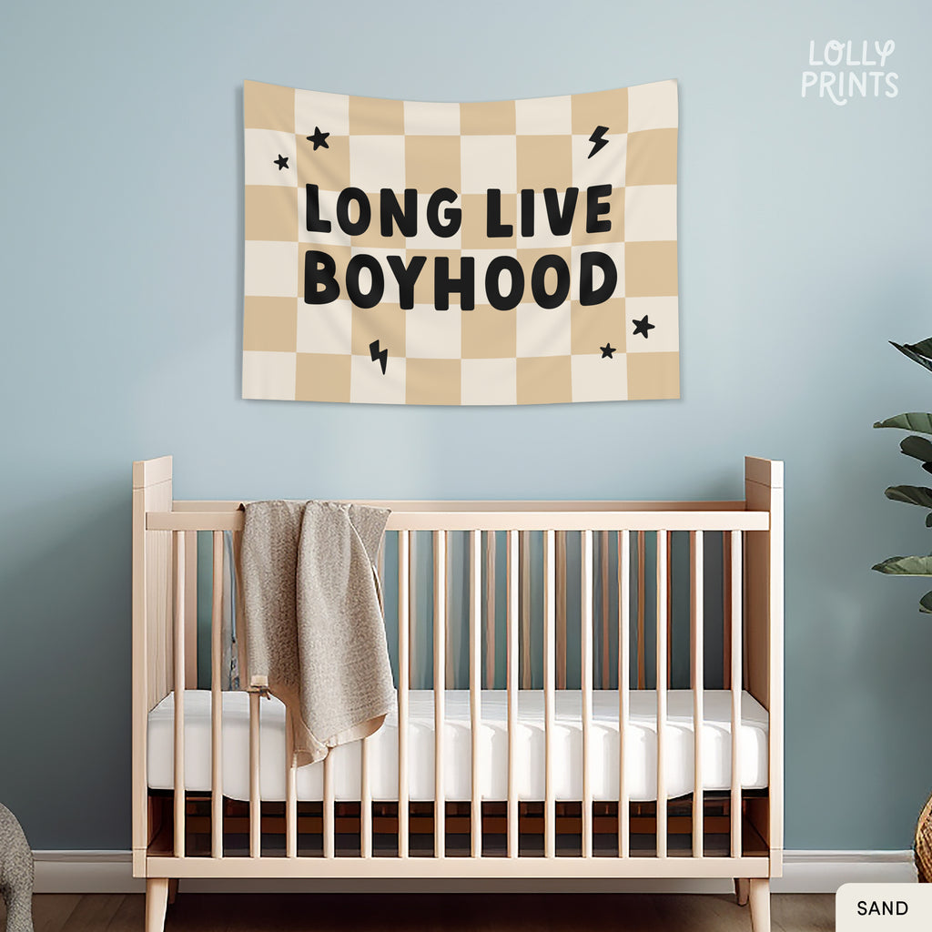Long Live Boyhood Bolt Banner