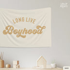 Long Live Boyhood Retro Banner