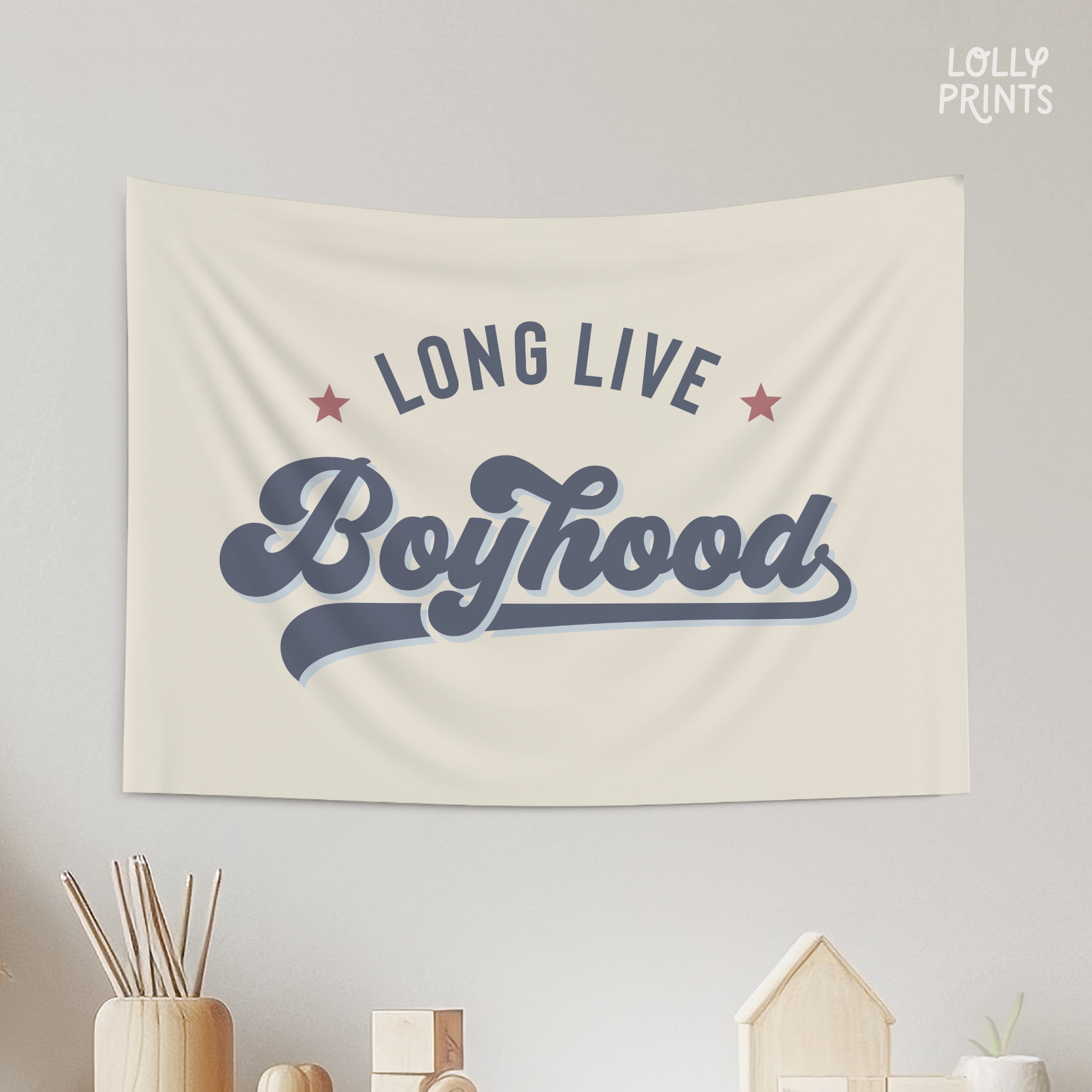 Long Live Boyhood Retro Banner 2
