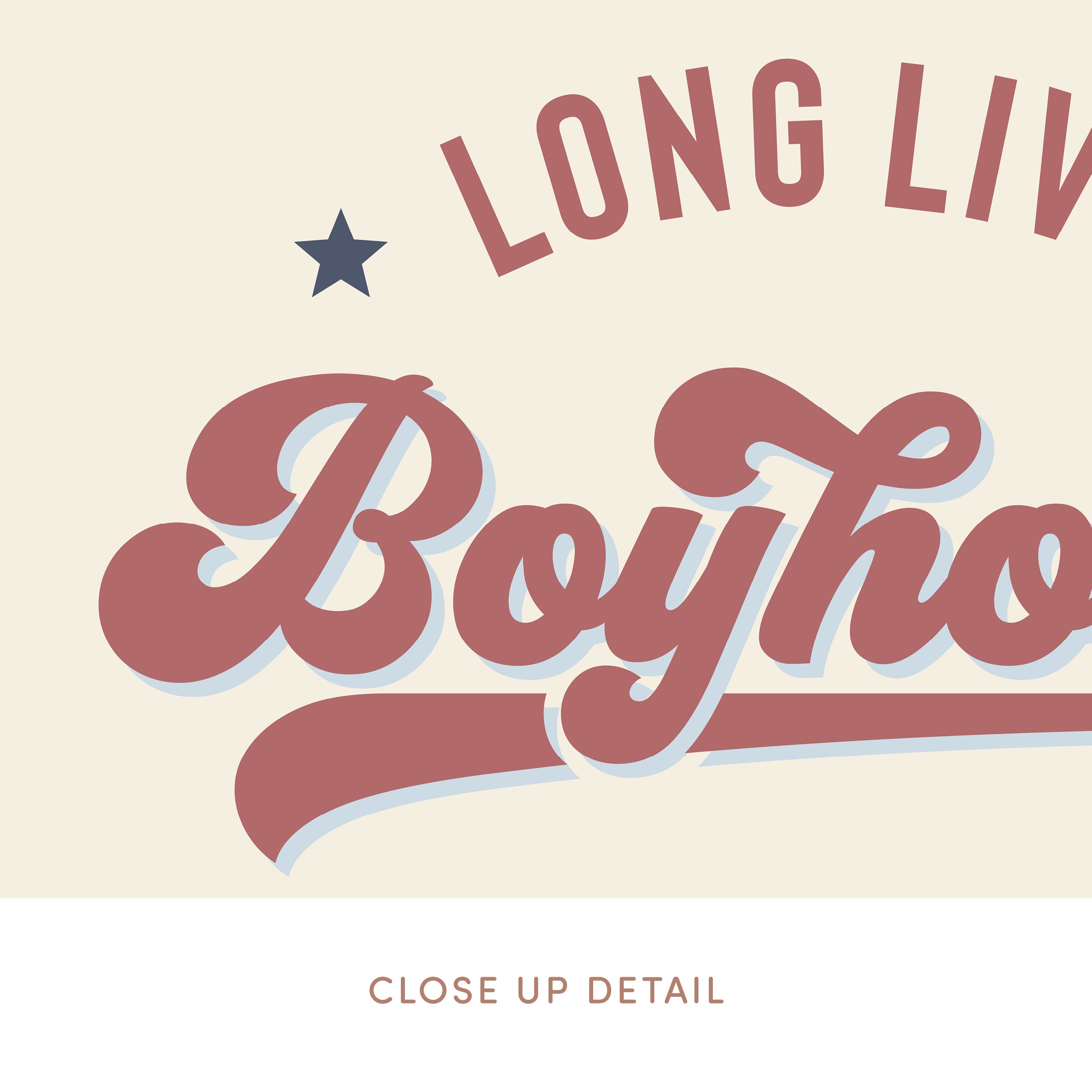 Long Live Boyhood Retro Banner 2