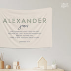Personalized Nursery Name Banner Jeremiah Bible Verse