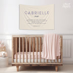 Personalized Nursery Name Banner Jeremiah Bible Verse