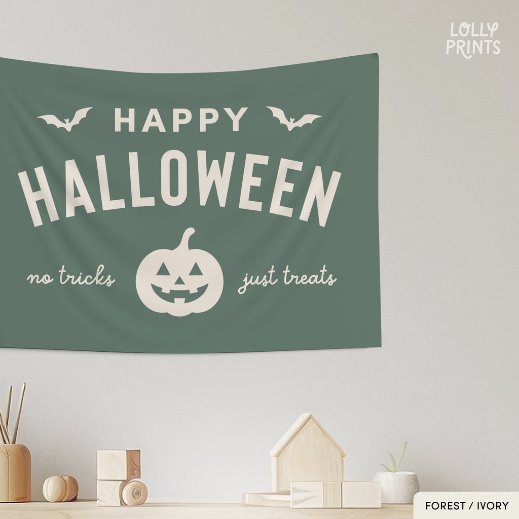 Happy Halloween Banner Flag