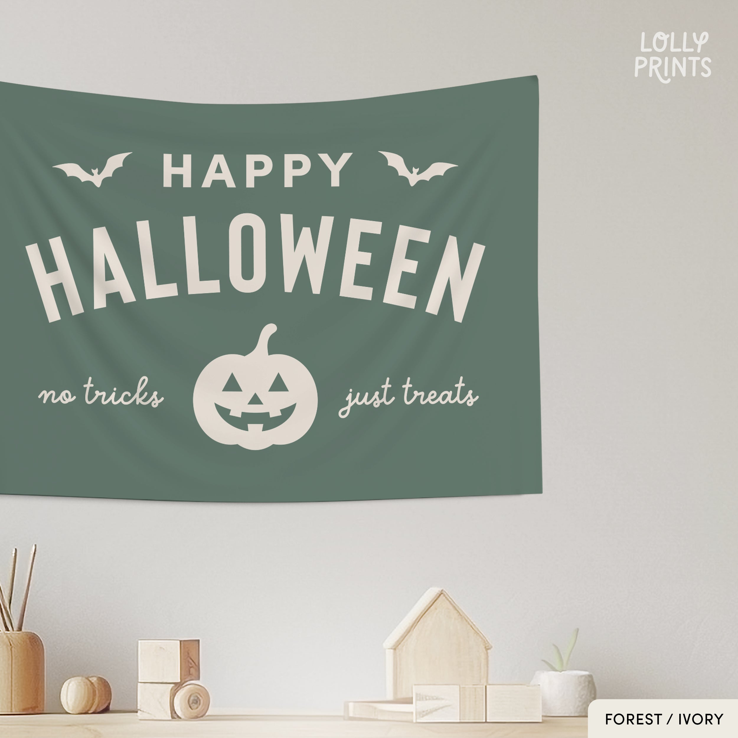 Happy Halloween Banner Flag