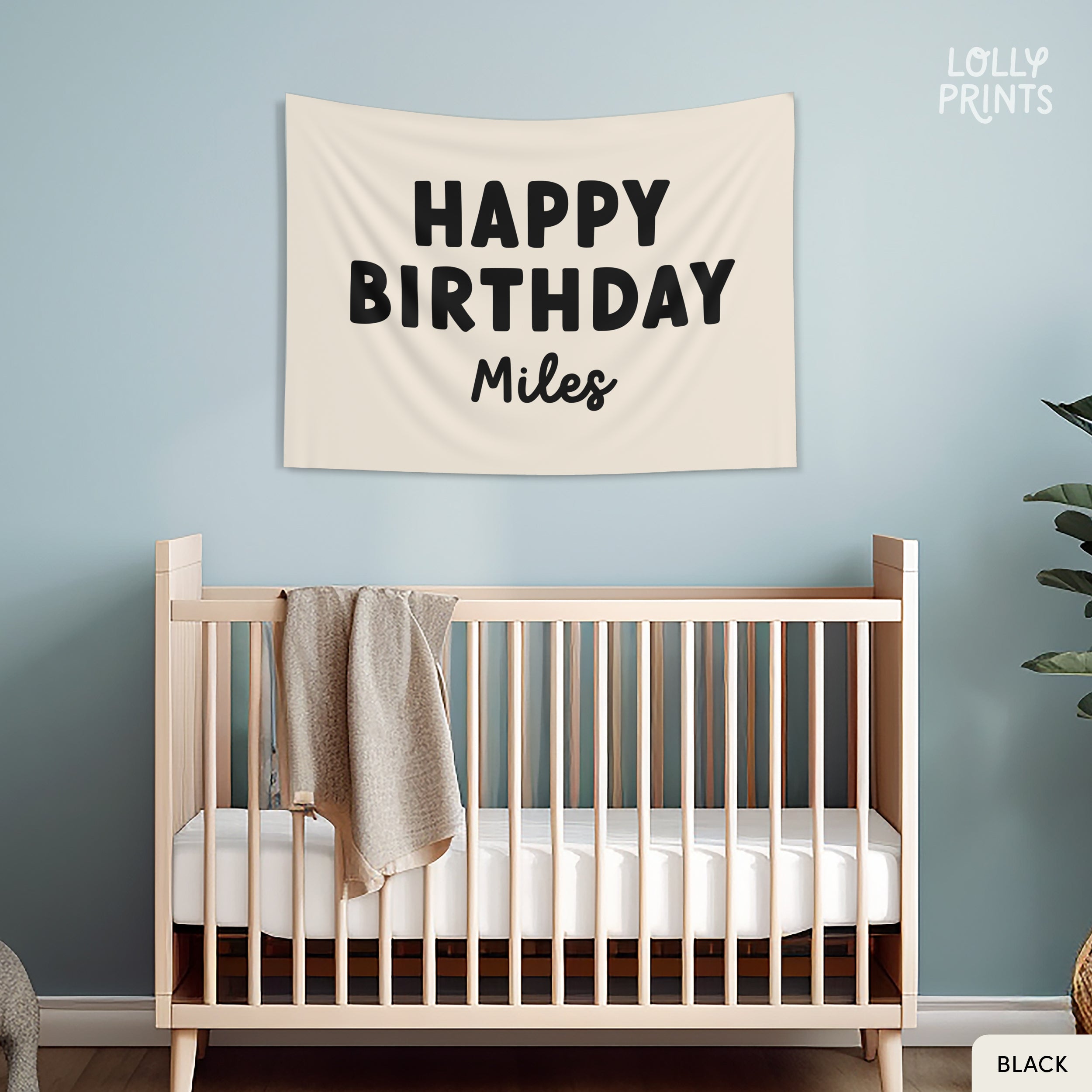 Personalized Kids Happy Birthday Banner Fun