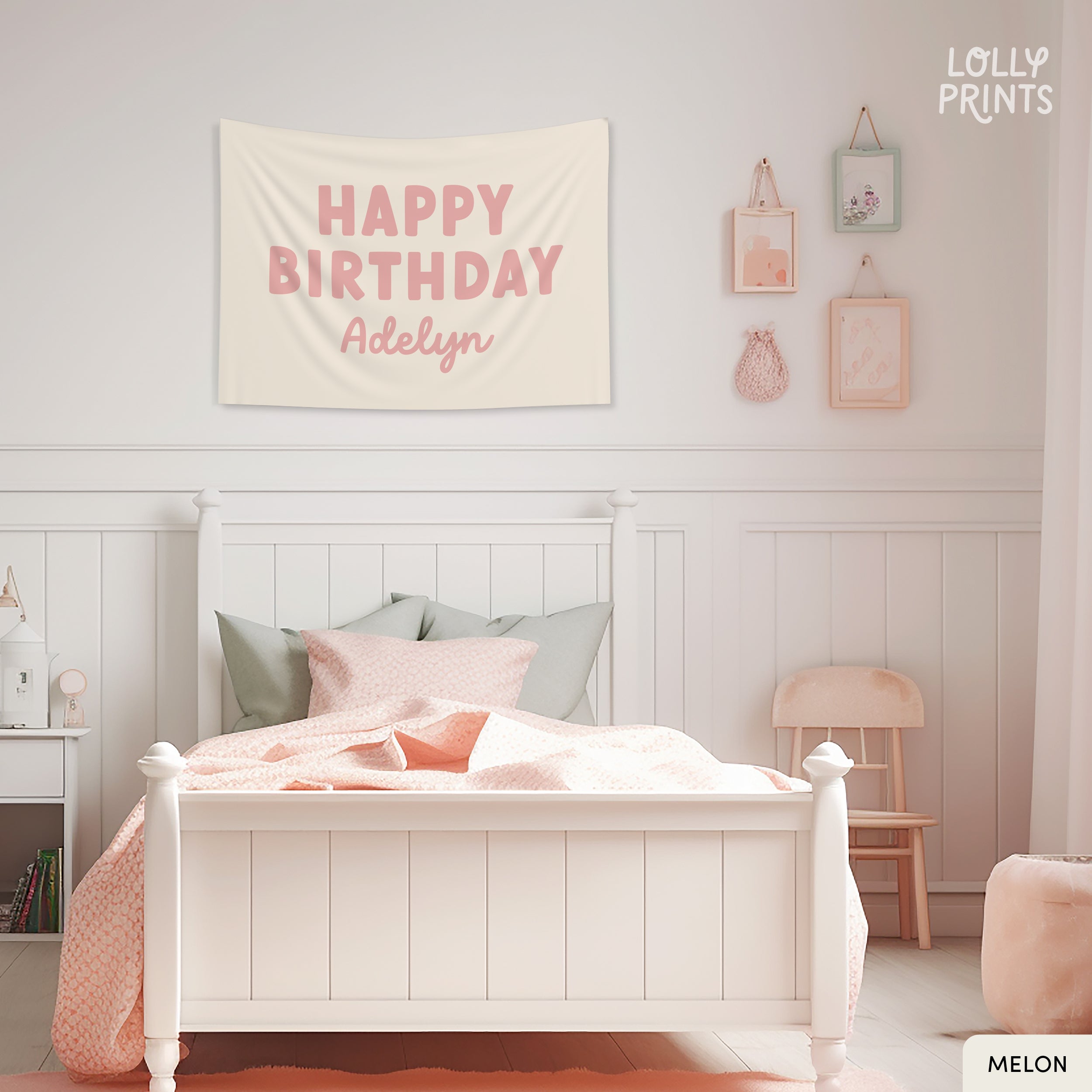 Personalized Kids Happy Birthday Banner Fun