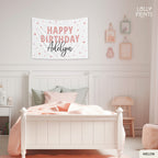Personalized Custom Name Happy Birthday Banner – Stars