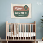 Personalized National Park Custom Camp Name Banner