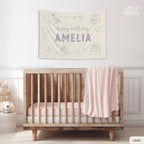 Personalized Custom Happy Birthday Doodles Banner