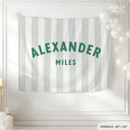 Personalized Kids Name Banner with Stripes