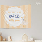 One Silly Goose Personalized Happy First Birthday Banner