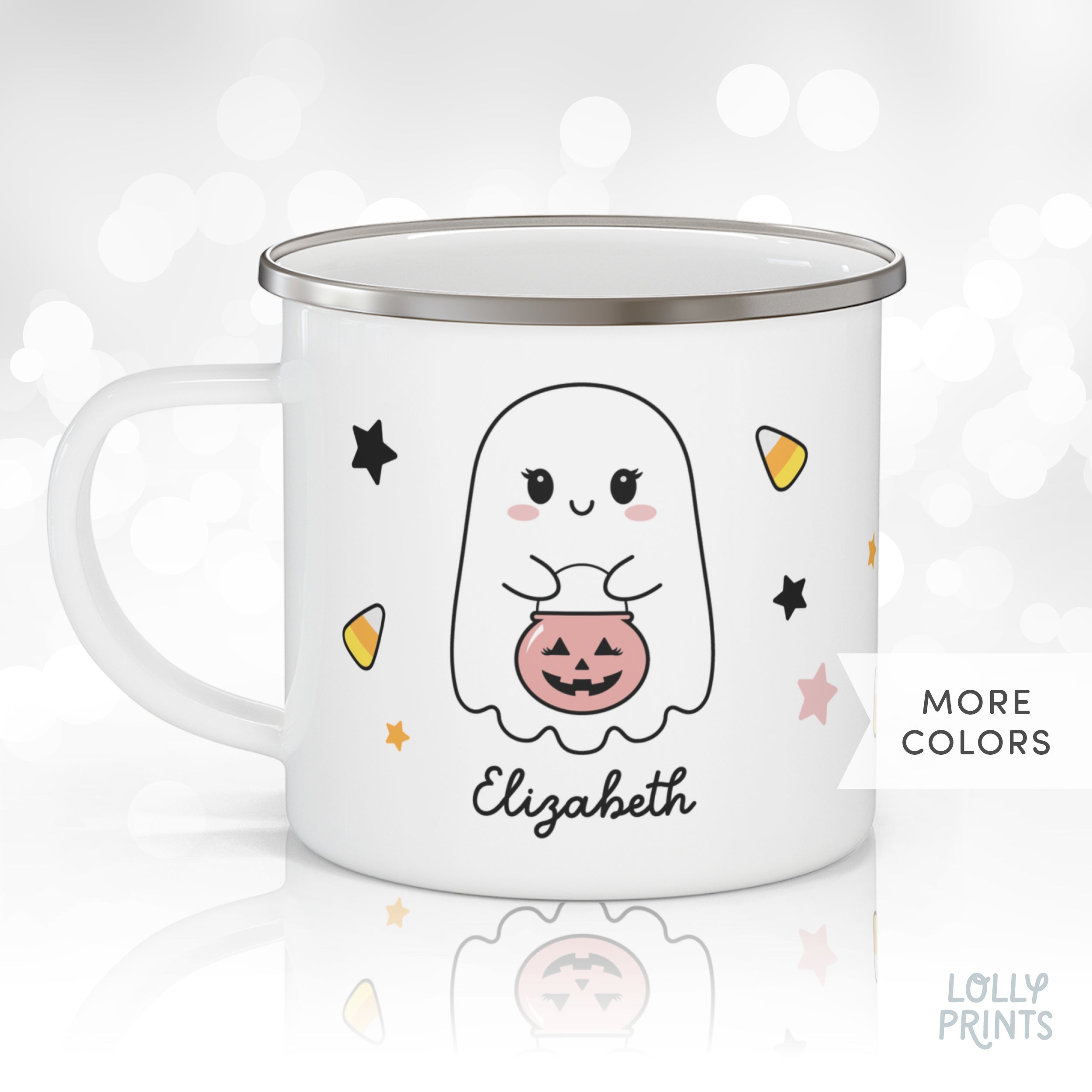 Personalized Halloween Cute Ghost Mug