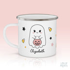 Personalized Halloween Cute Ghost Mug