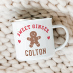Personalized Holiday Gingerbread Kids Mug