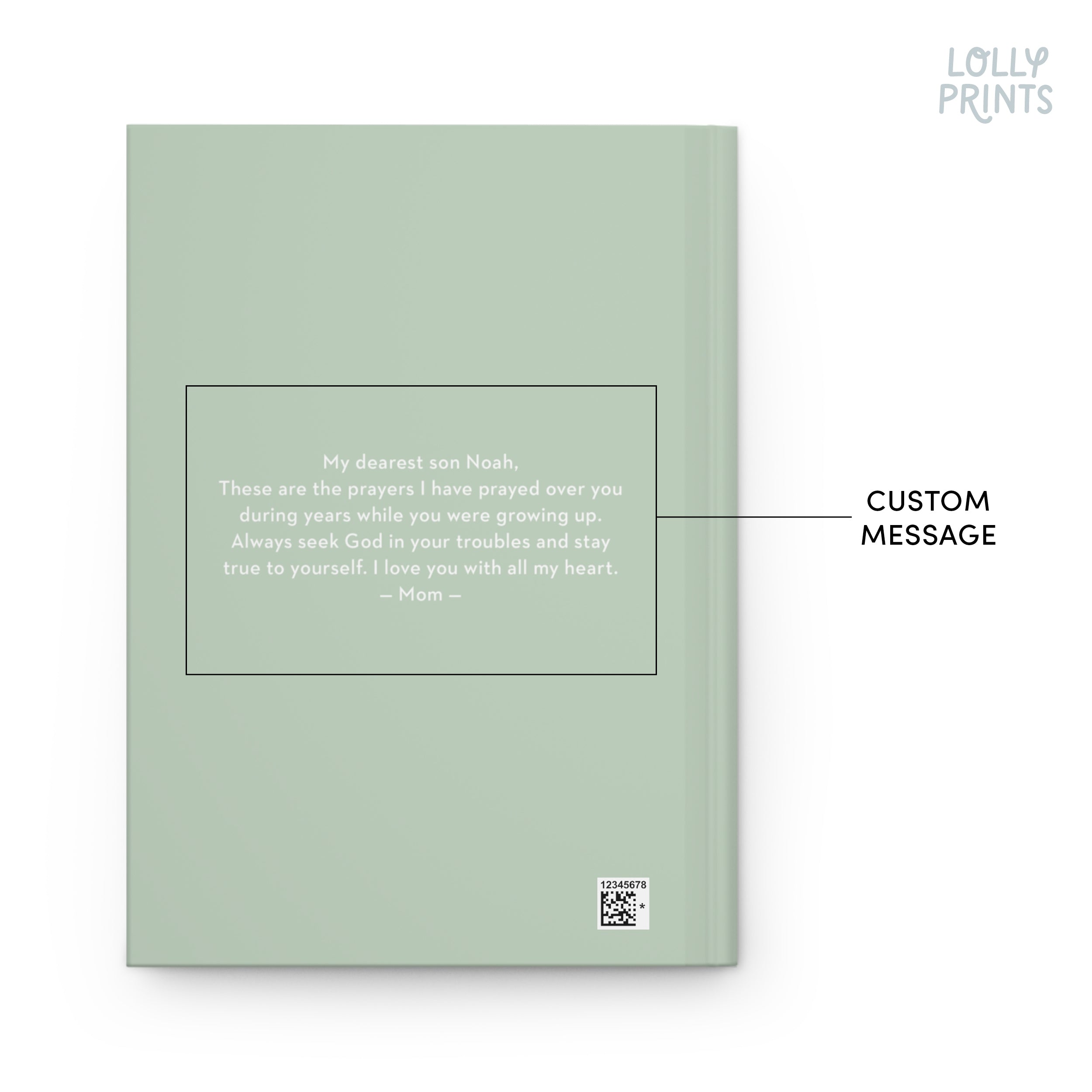 Personalized Prayer Journal Book