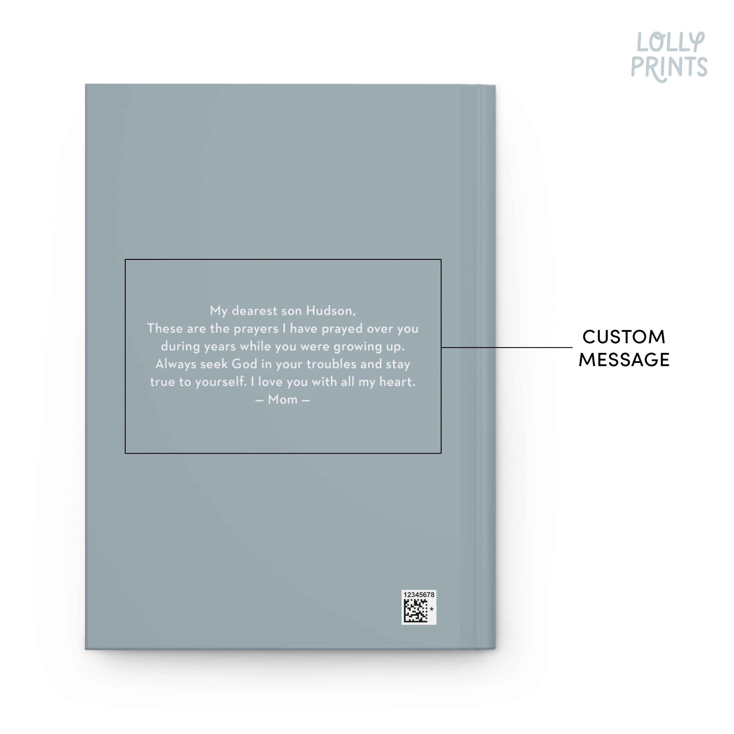 Personalized Prayer Journal Book Heart