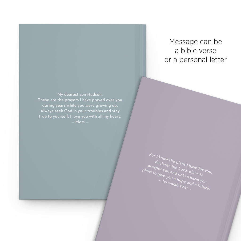 Personalized Prayer Journal Book Heart