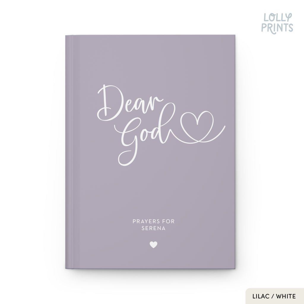 Personalized Prayer Journal Book Heart