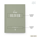 Letters to My Son Personalized Journal