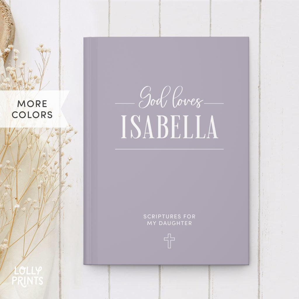 Scriptures for My Daughter Personalized Journal Book