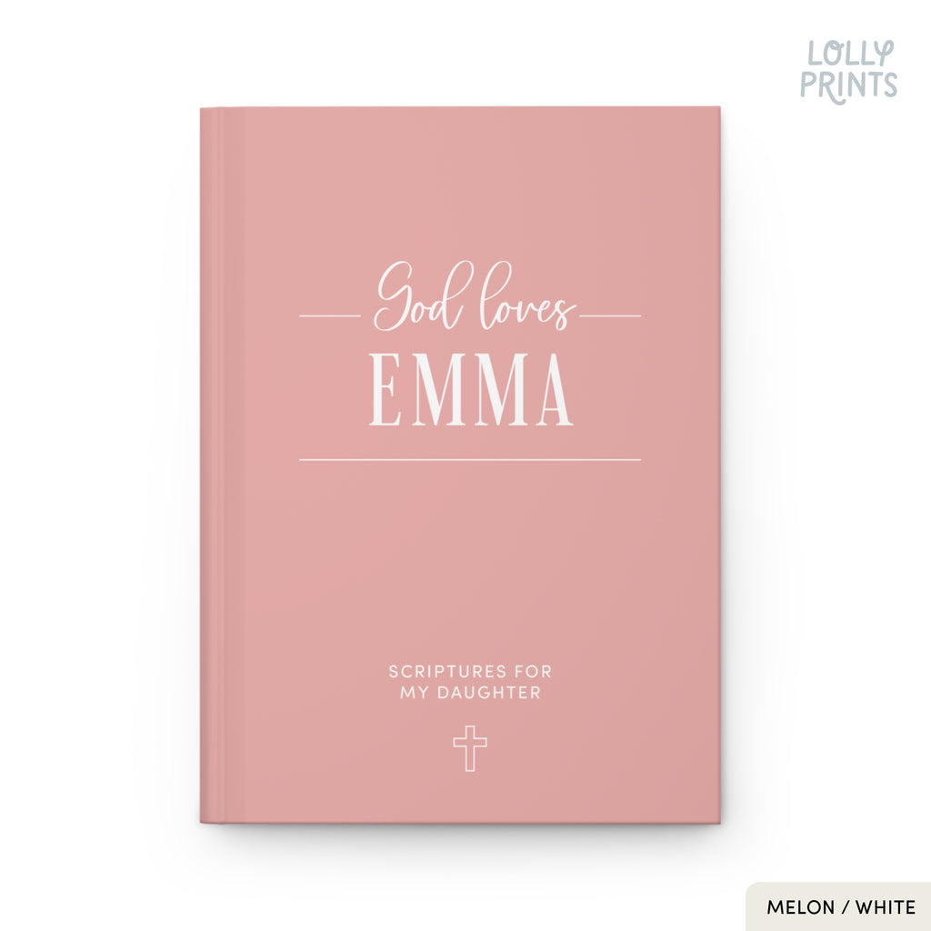 Scriptures for My Daughter Personalized Journal Book
