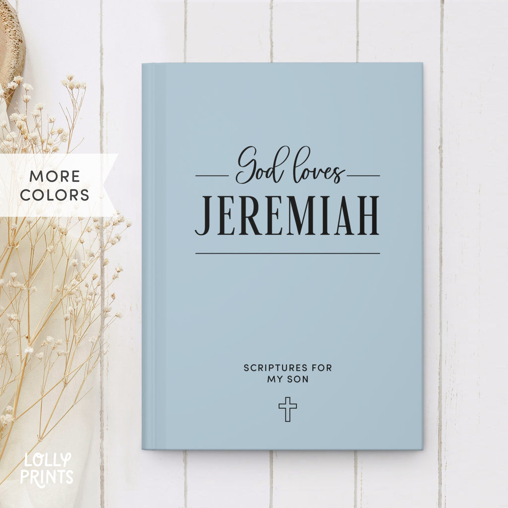 Scriptures for My Son Personalized Journal Book
