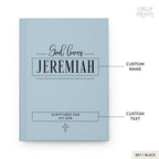 Scriptures for My Son Personalized Journal Book