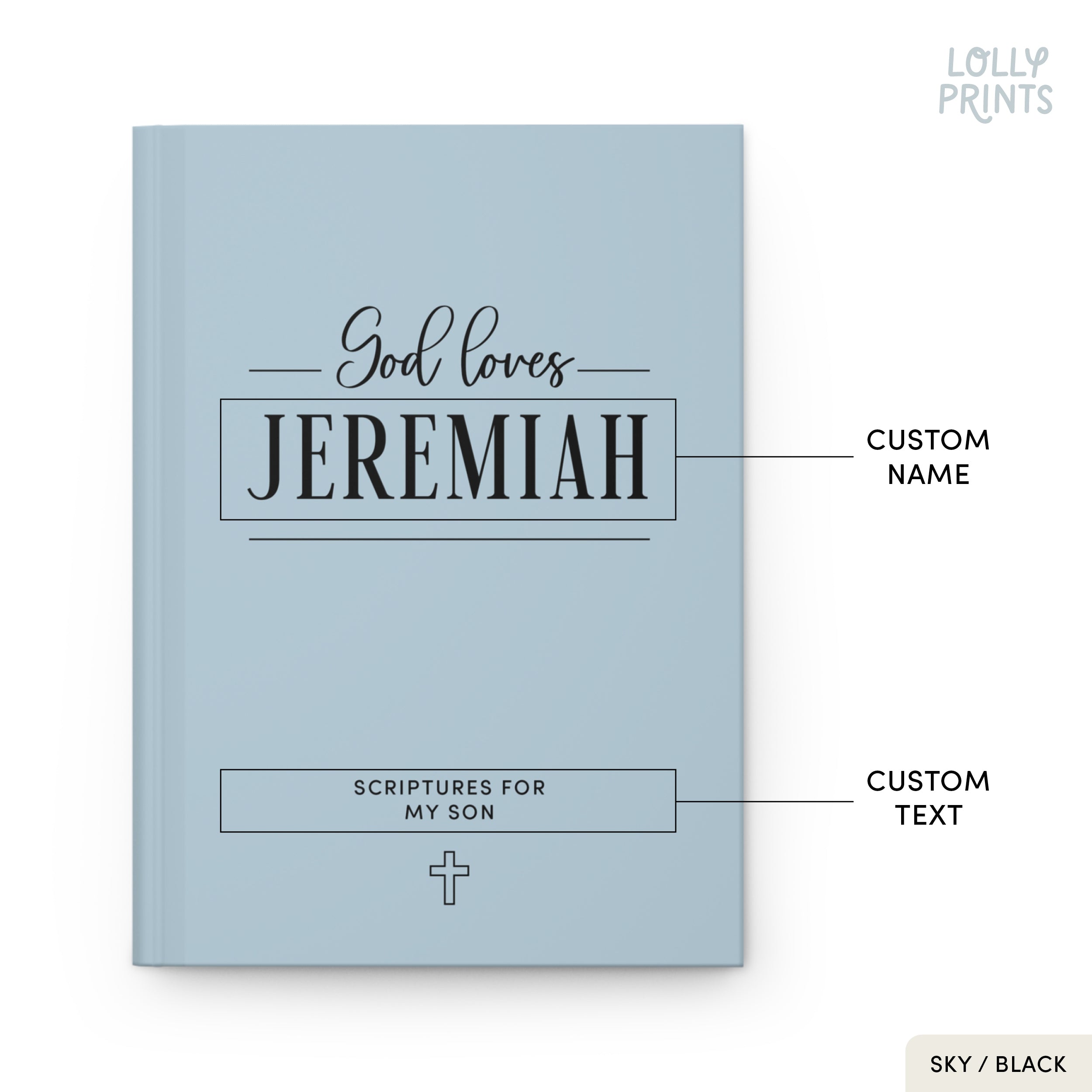 Scriptures for My Son Personalized Journal Book