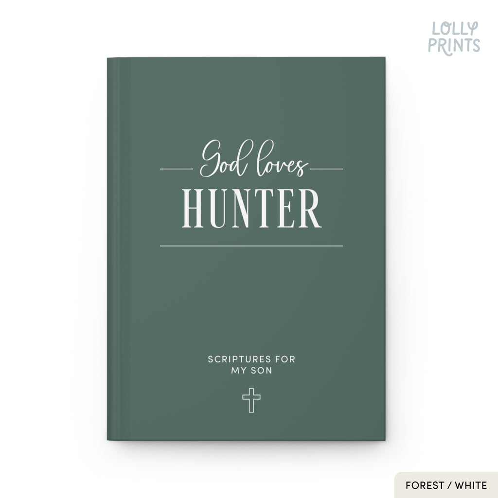 Scriptures for My Son Personalized Journal Book