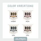 BOO University Halloween Wall Pennant