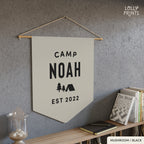 Personalized Custom Name Camp Pennant 2
