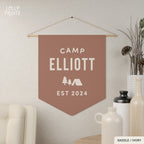 Personalized Custom Name Camp Pennant 2