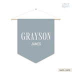 Personalized Custom Name Pennant Banner