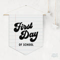 First Day School Notebook Pennant