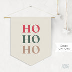 Ho Ho Ho Holiday Decor Pennant – Classic