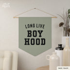 Long Live Boyhood 2 Pennant Flag – Boy Room Wall Decor