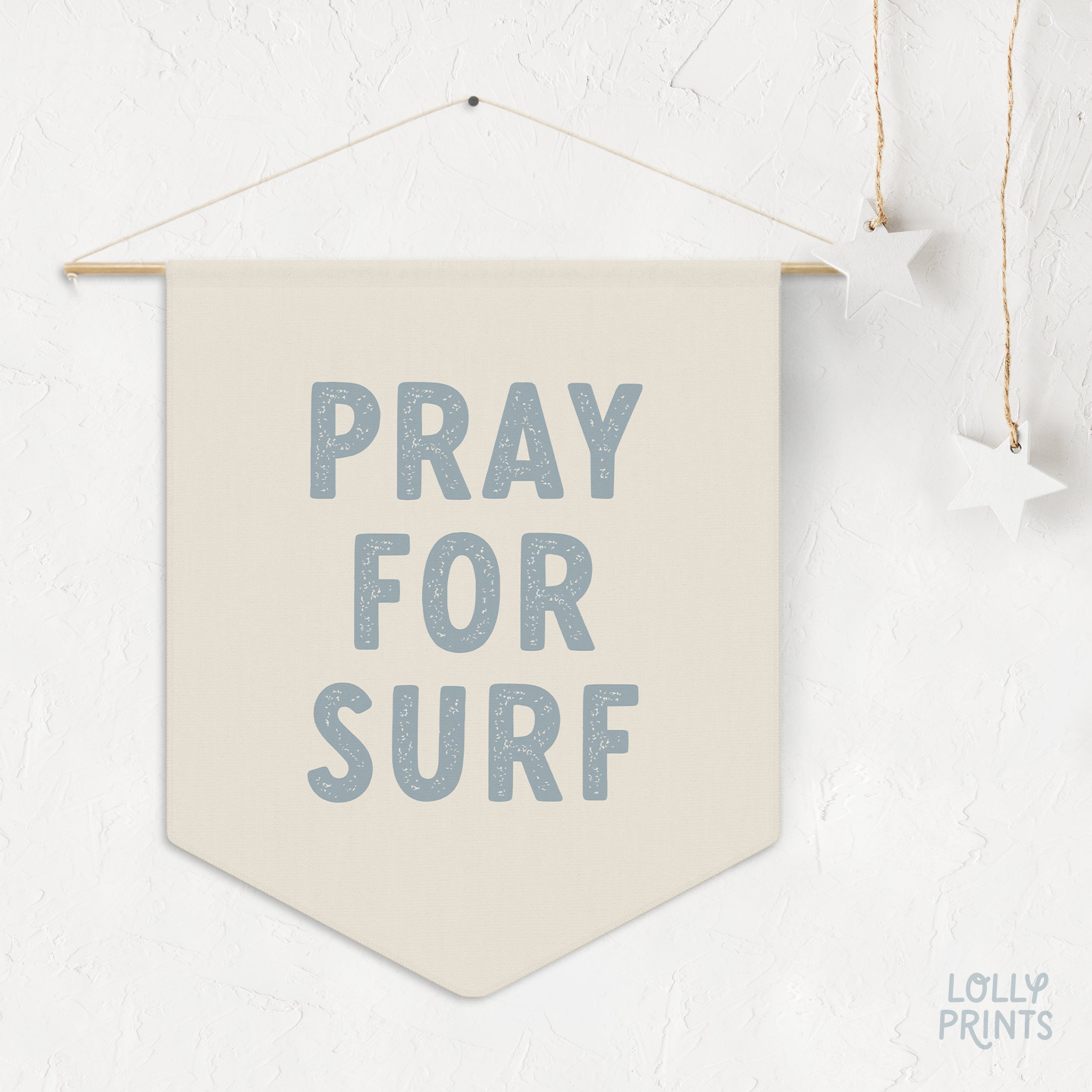 Pray For Surf Pennant