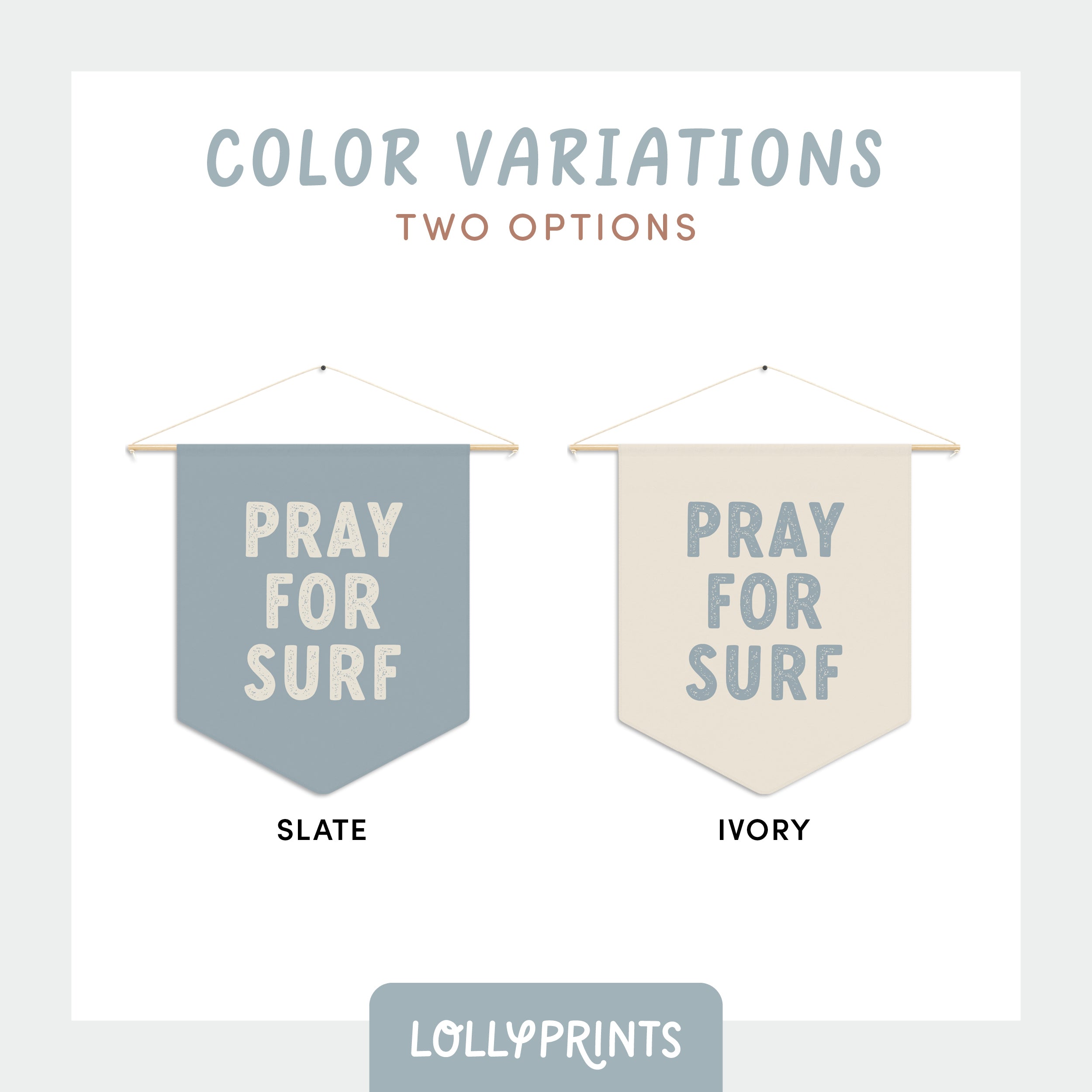 Pray For Surf Pennant