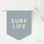 Surf Life Pennant – Slate